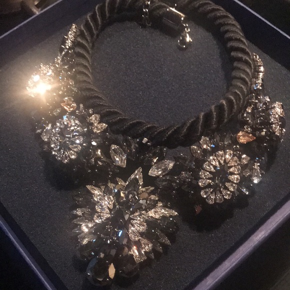 Special Authentic Swarovski Black Shourouk Collar Necklace. - Picture 7 of 14